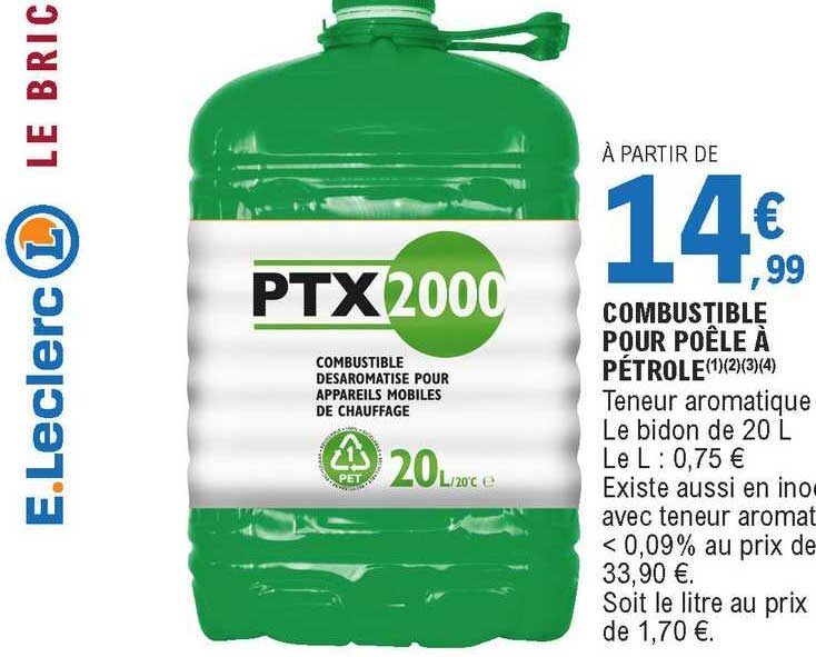 Combustible Poele A Petrole Lidl
